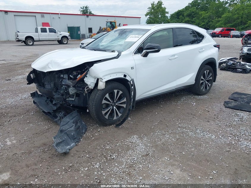2018 Lexus Nx VIN JTJBARBZ4J2157233 IAAI salvage auction — FRONT END, Salvage Title, sold $5,600 on 2026-07-19 (photo 2)