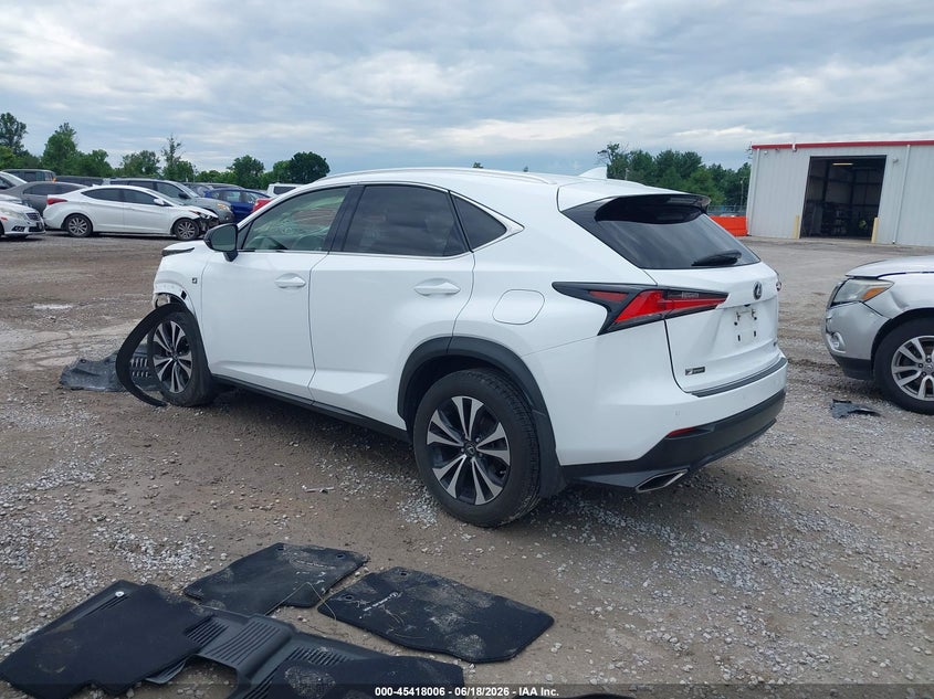 2018 Lexus Nx VIN JTJBARBZ4J2157233 IAAI salvage auction — FRONT END, Salvage Title, sold $5,600 on 2026-07-19 (photo 3)