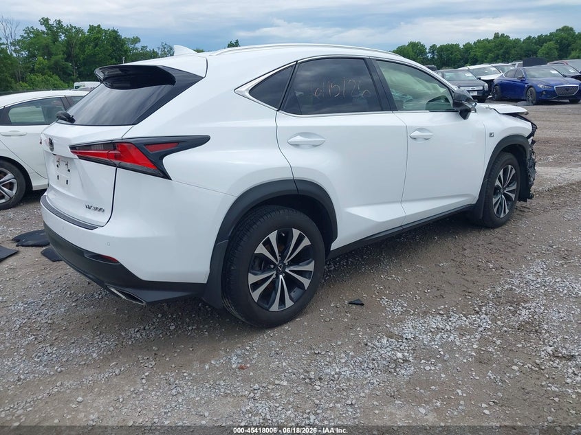 2018 Lexus Nx VIN JTJBARBZ4J2157233 IAAI salvage auction — FRONT END, Salvage Title, sold $5,600 on 2026-07-19 (photo 4)
