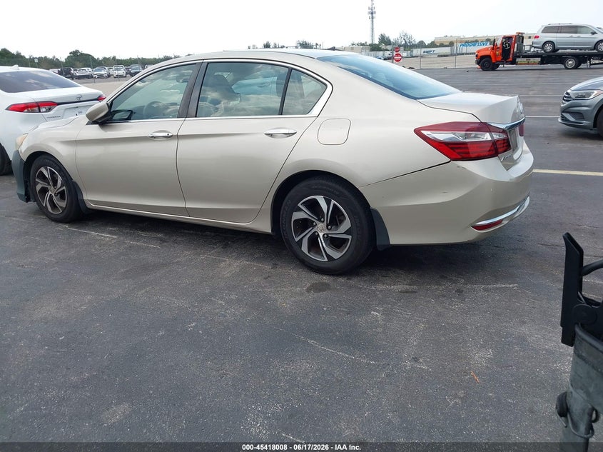2017 Honda Accord VIN 1HGCR2F38HA262288 IAAI salvage auction — RIGHT SIDE, Rebuildable (Florida), sold $2,675 on 2026-07-24 (photo 3)