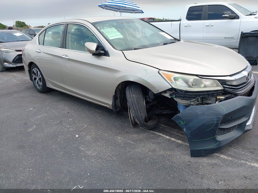 2017 Honda Accord VIN 1HGCR2F38HA262288 IAAI salvage auction — RIGHT SIDE, Rebuildable (Florida), sold $2,675 on 2026-07-24 (photo 6)