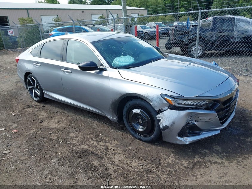2022 Honda Accord VIN 1HGCV2F35NA009128 — IAAI salvage auction photo