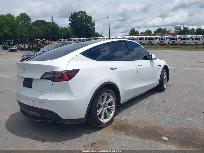 2021 Tesla Model y VIN 5YJYGDEE8MF085736 IAAI salvage auction — UNDERCARRIAGE, Salvage (North Carolina), sold $5,500 on 2026-07-23 (photo 4)