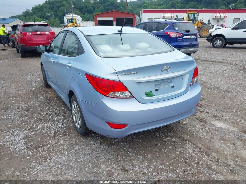 2013 Hyundai Accent VIN KMHCT4AE3DU430377 IAAI salvage auction — RIGHT SIDE, Salvage (Pennsylvania), sold $725 on 2026-07-07 (photo 3)