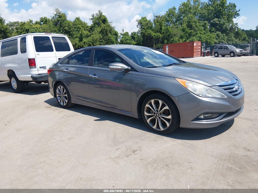 2014 Hyundai Sonata VIN 5NPEC4AC3EH820354 IAAI salvage auction — NORMAL WEAR, Salvage (Texas), sold $575 on 2026-07-30 (photo 1)