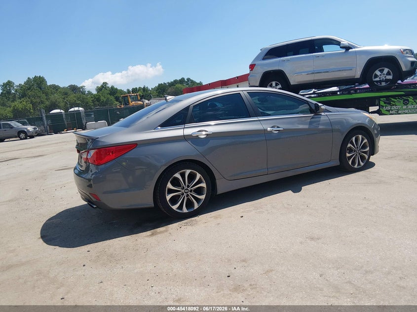 2014 Hyundai Sonata VIN 5NPEC4AC3EH820354 IAAI salvage auction — NORMAL WEAR, Salvage (Texas), sold $575 on 2026-07-30 (photo 4)