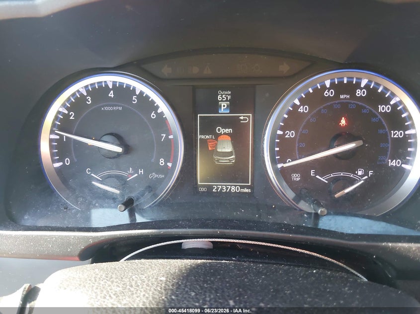2016 Toyota Highlander VIN 5TDJKRFH9GS328315 IAAI salvage auction — FRONT & REAR, Salvage (Indiana), sold $6,400 on 2026-07-15 (photo 7)