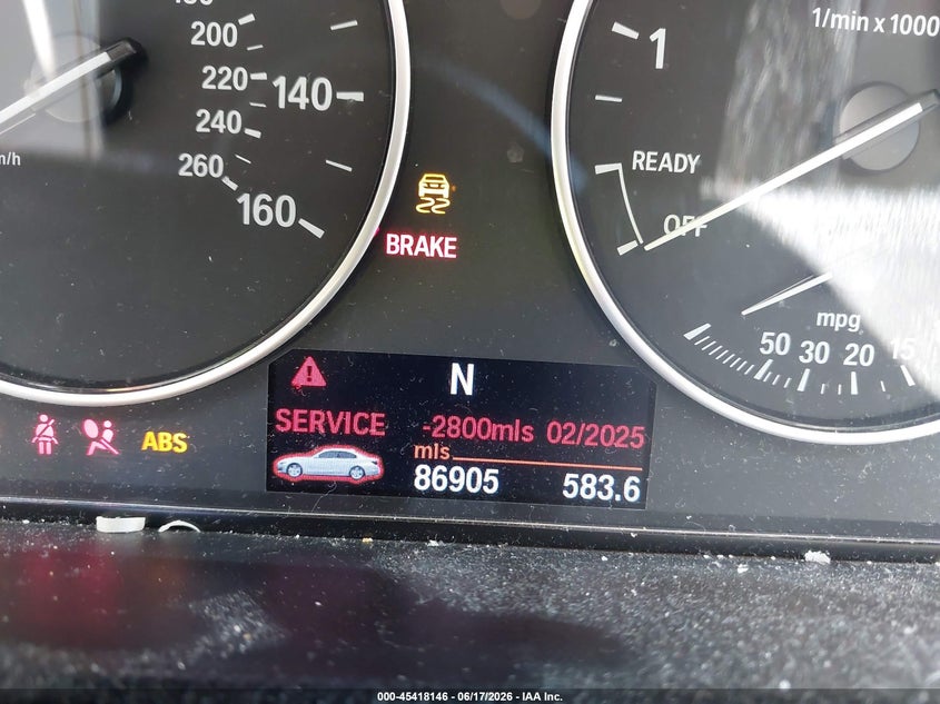 2012 BMW 3 series VIN WBA3A5C5XCF347316 IAAI salvage auction — NORMAL WEAR, Clear (Virginia), sold $1,900 on 2026-07-10 (photo 7)