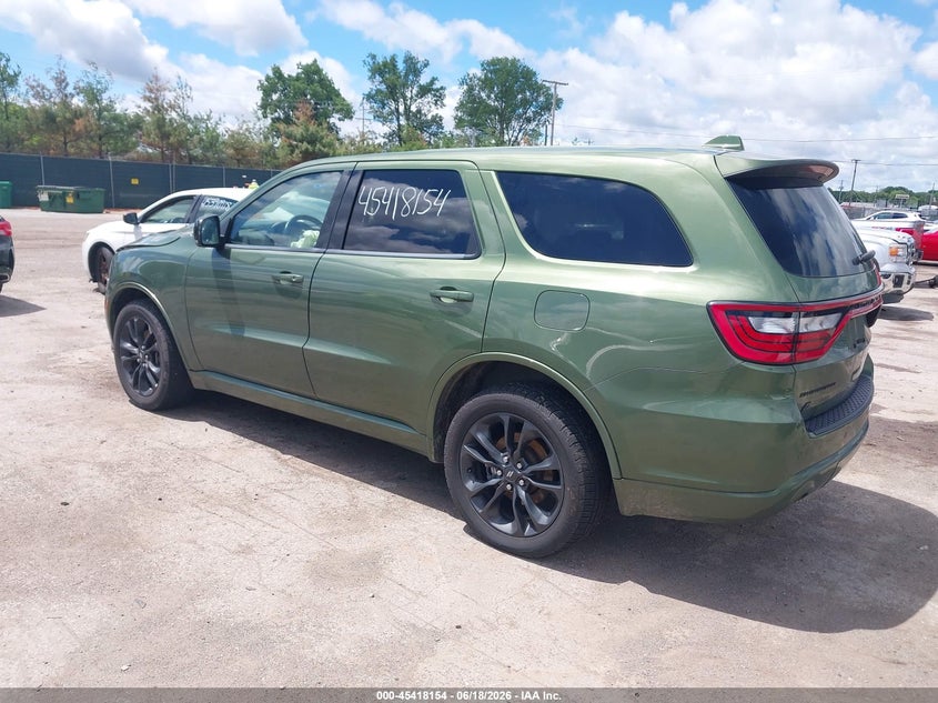 2021 Dodge Durango VIN 1C4RDJDG4MC697475 IAAI salvage auction — FRONT END, Salvage (Indiana), sold $8,275 on 2026-07-28 (photo 3)
