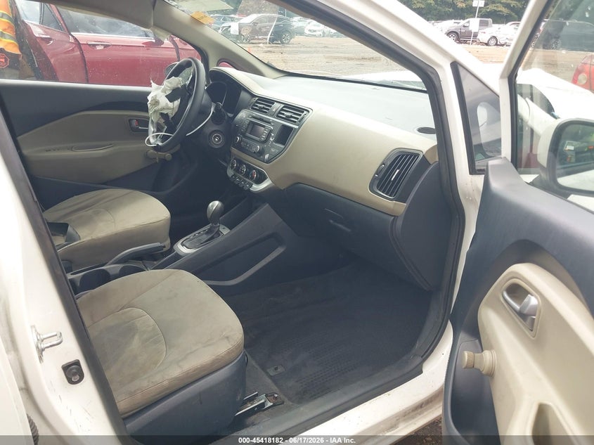 2015 Kia Rio VIN KNADM4A3XF6529593 IAAI salvage auction — FRONT END, Salvage (Alabama), sold $625 on 2026-07-08 (photo 5)