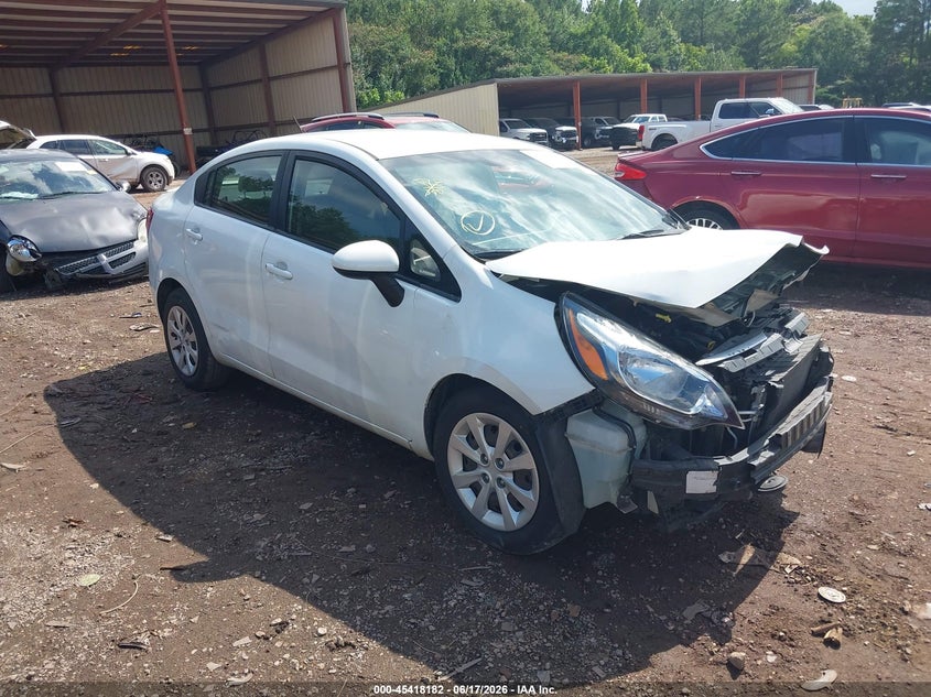 2015 Kia Rio VIN KNADM4A3XF6529593 IAAI salvage auction — FRONT END, Salvage (Alabama), sold $625 on 2026-07-08 (photo 1)