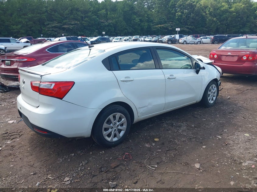 2015 Kia Rio VIN KNADM4A3XF6529593 IAAI salvage auction — FRONT END, Salvage (Alabama), sold $625 on 2026-07-08 (photo 4)
