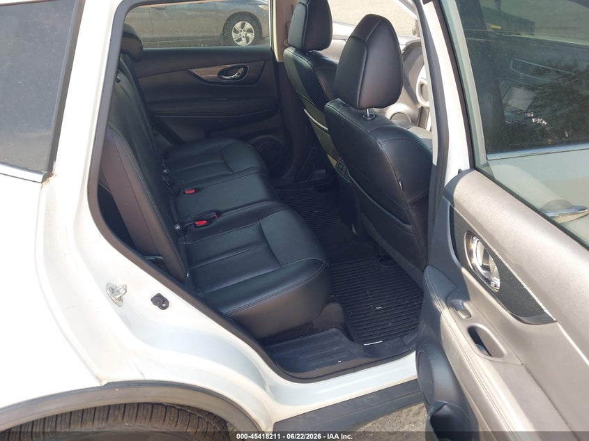2016 Nissan Rogue VIN KNMAT2MV8GP709600 IAAI salvage auction — LEFT REAR, Salvage Title, sold $25 on 2026-07-28 (photo 8)