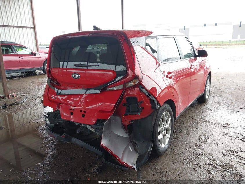 2021 Kia Soul VIN KNDJ23AU5M7775246 IAAI salvage auction — FRONT & REAR, Salvage (Texas), sold $2,200 on 2026-07-14 (photo 4)