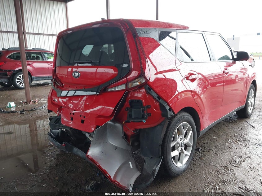 2021 Kia Soul VIN KNDJ23AU5M7775246 IAAI salvage auction — FRONT & REAR, Salvage (Texas), sold $2,200 on 2026-07-14 (photo 6)