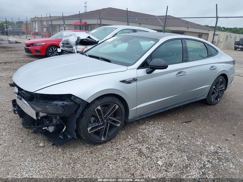 2025 Hyundai Sonata VIN KMHL54JC6SA458553 IAAI salvage auction — FRONT END, Junk Bill Of Sale Mv2459 (Wisconsin), sold $10,900 on 2026-07-31 (photo 2)