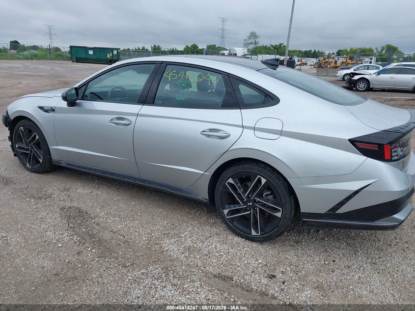 2025 Hyundai Sonata VIN KMHL54JC6SA458553 IAAI salvage auction — FRONT END, Junk Bill Of Sale Mv2459 (Wisconsin), sold $10,900 on 2026-07-31 (photo 3)