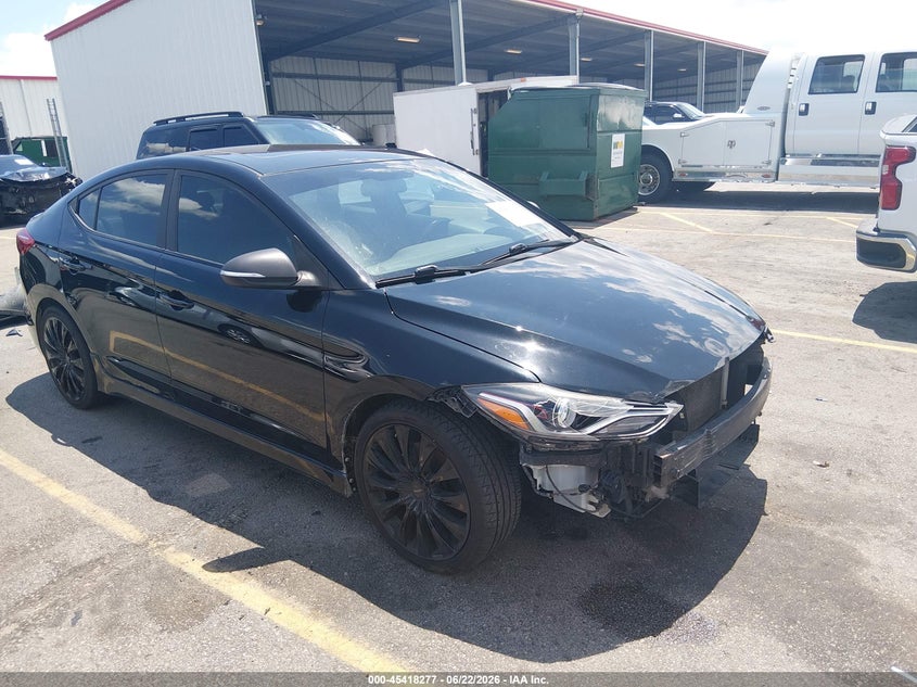 2018 Hyundai Elantra VIN KMHD04LB3JU557349 IAAI salvage auction — FRONT END, Salvage (South Carolina), sold $1,550 on 2026-07-15 (photo 1)