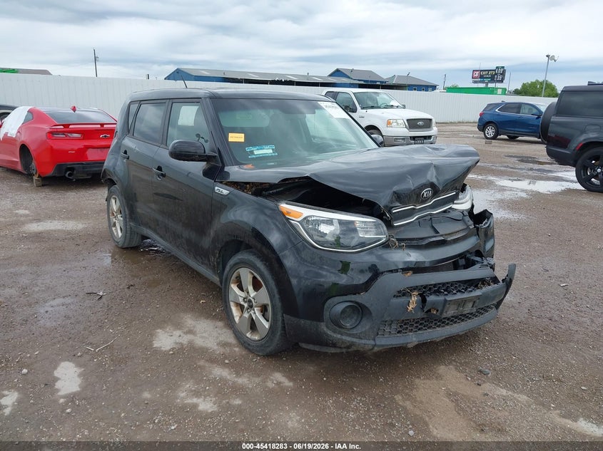 2019 Kia Soul VIN KNDJN2A26K7655291 IAAI salvage auction — FRONT & REAR, Salvage (Texas), sold $1,100 on 2026-07-15 (photo 1)
