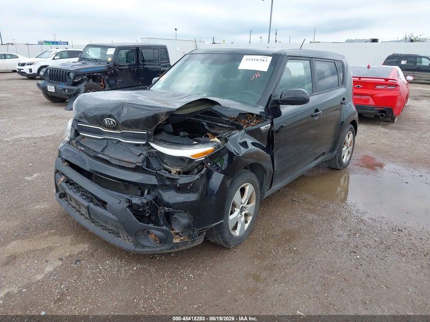 2019 Kia Soul VIN KNDJN2A26K7655291 IAAI salvage auction — FRONT & REAR, Salvage (Texas), sold $1,100 on 2026-07-15 (photo 2)
