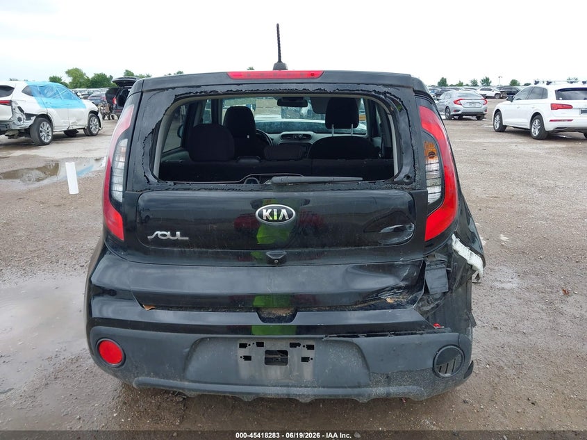 2019 Kia Soul VIN KNDJN2A26K7655291 IAAI salvage auction — FRONT & REAR, Salvage (Texas), sold $1,100 on 2026-07-15 (photo 6)