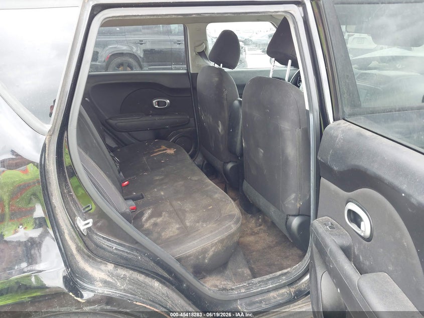 2019 Kia Soul VIN KNDJN2A26K7655291 IAAI salvage auction — FRONT & REAR, Salvage (Texas), sold $1,100 on 2026-07-15 (photo 8)
