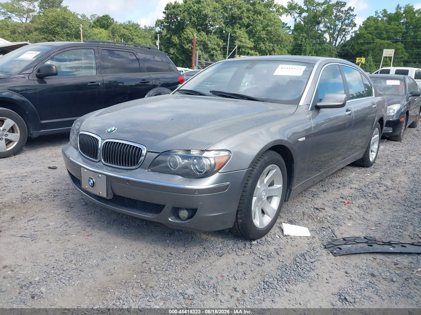 2006 BMW 7 series VIN WBAHN83566DT30248 IAAI salvage auction — NORMAL WEAR, Clear (South Carolina), sold $375 on 2026-07-21 (photo 2)
