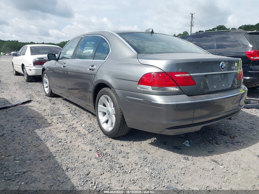 2006 BMW 7 series VIN WBAHN83566DT30248 IAAI salvage auction — NORMAL WEAR, Clear (South Carolina), sold $375 on 2026-07-21 (photo 3)