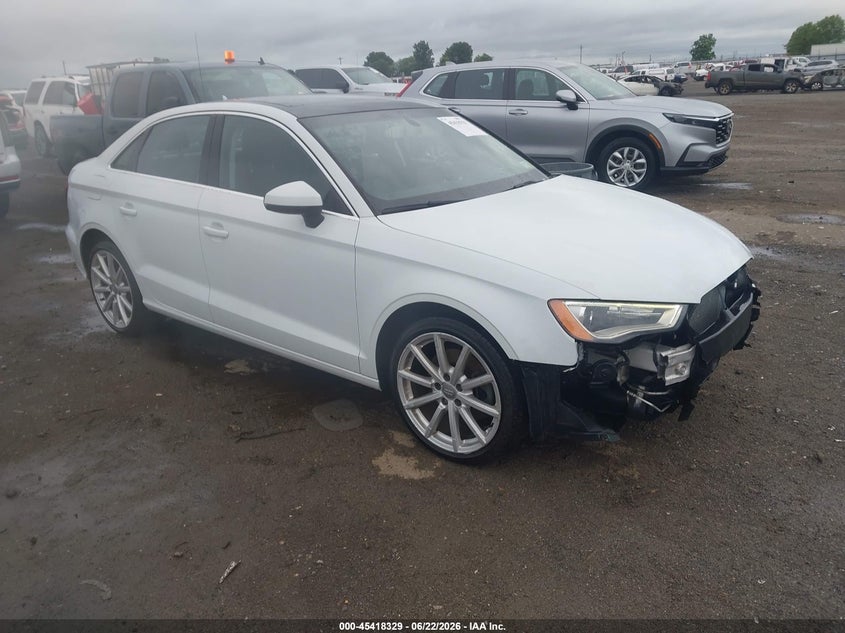 2015 Audi A3 VIN WAUBFGFF1F1043029 IAAI salvage auction — FRONT END, Clear (Arkansas), sold $2,450 on 2026-07-18 (photo 1)
