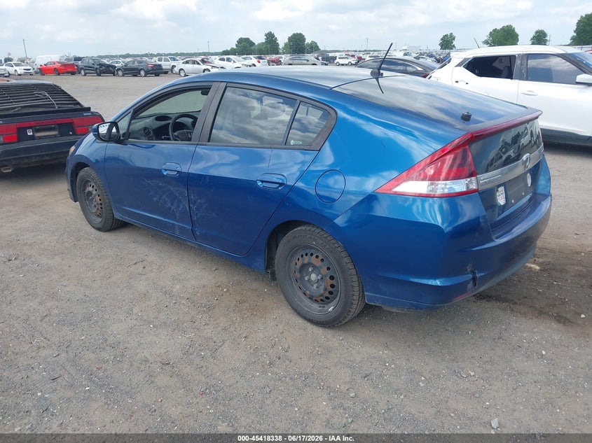 2012 Honda Insight VIN JHMZE2H55CS001429 IAAI salvage auction — NORMAL WEAR, Clear (Arkansas), sold $575 on 2026-07-15 (photo 3)