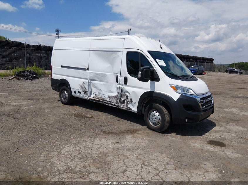 2023 Ram Promaster 2500 VIN 3C6LRVDG1PE536309 IAAI salvage auction — NORMAL WEAR, Clear (Maryland), sold $9,875 on 2026-07-24 (photo 1)