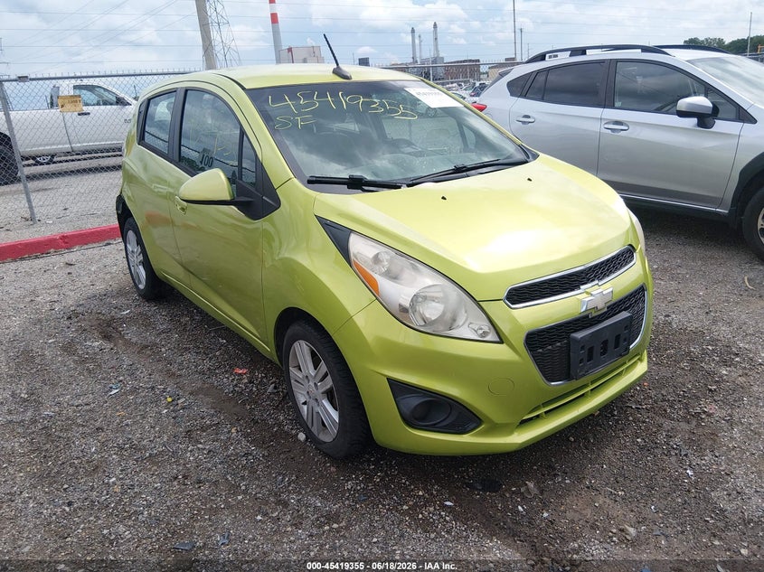 2013 Chevrolet Spark VIN KL8CB6S93DC500530 IAAI salvage auction — HAIL, Salvage (Indiana), sold $1,600 on 2026-07-15 (photo 1)