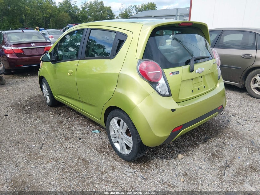2013 Chevrolet Spark VIN KL8CB6S93DC500530 IAAI salvage auction — HAIL, Salvage (Indiana), sold $1,600 on 2026-07-15 (photo 3)