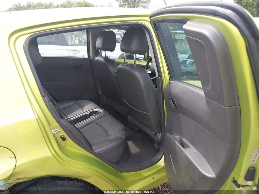 2013 Chevrolet Spark VIN KL8CB6S93DC500530 IAAI salvage auction — HAIL, Salvage (Indiana), sold $1,600 on 2026-07-15 (photo 8)