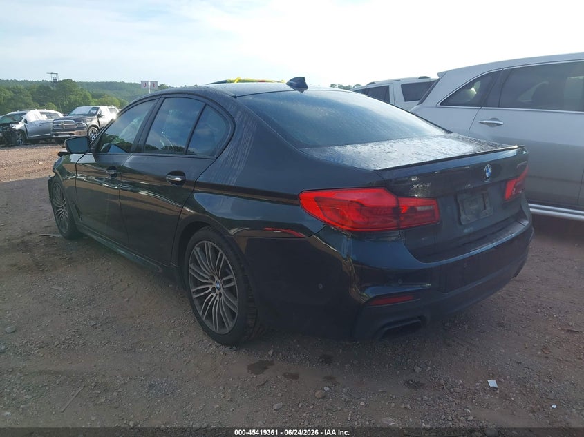 2018 BMW 5er VIN WBAJB9C56JG464040 IAAI salvage auction — LEFT FRONT, Salvage (Alabama), sold $6,950 on 2026-07-15 (photo 3)