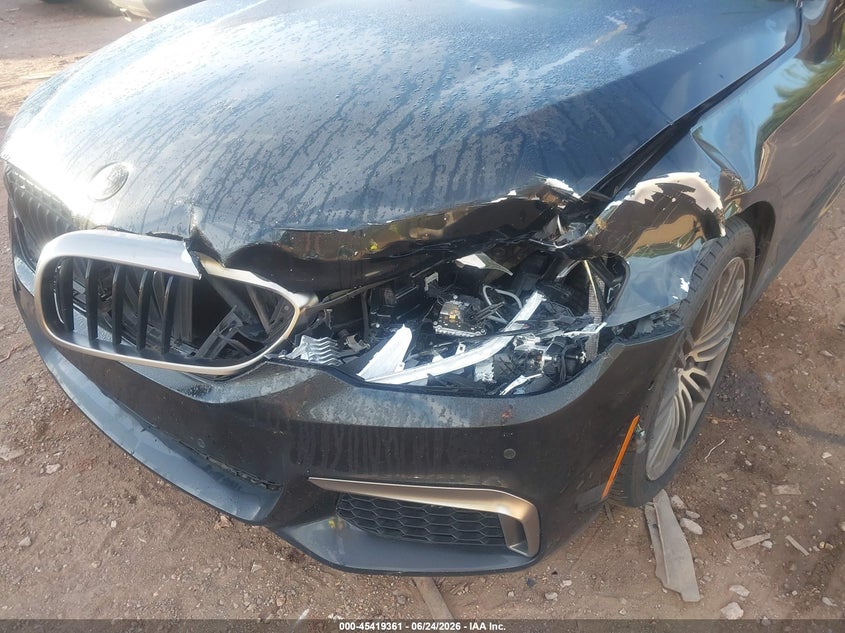 2018 BMW 5er VIN WBAJB9C56JG464040 IAAI salvage auction — LEFT FRONT, Salvage (Alabama), sold $6,950 on 2026-07-15 (photo 6)