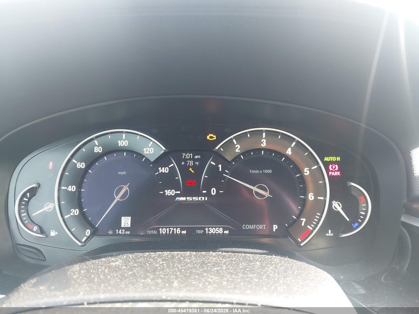 2018 BMW 5er VIN WBAJB9C56JG464040 IAAI salvage auction — LEFT FRONT, Salvage (Alabama), sold $6,950 on 2026-07-15 (photo 7)