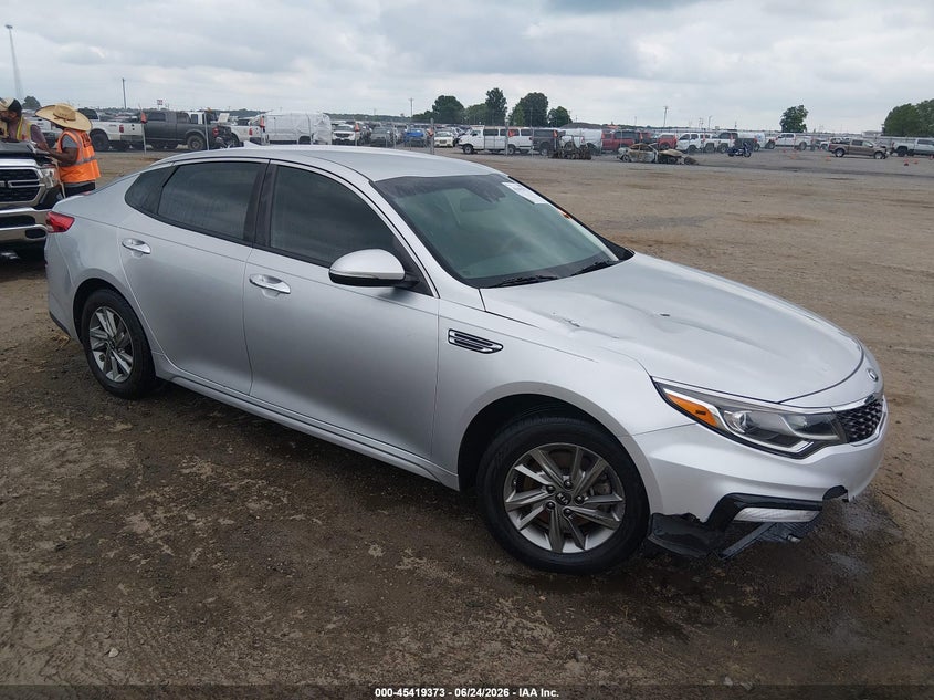 2019 Kia Optima VIN 5XXGT4L31KG309688 IAAI salvage auction — FRONT END, Salvage (Arkansas), sold $2,500 on 2026-07-29 (photo 1)
