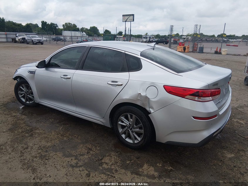 2019 Kia Optima VIN 5XXGT4L31KG309688 IAAI salvage auction — FRONT END, Salvage (Arkansas), sold $2,500 on 2026-07-29 (photo 3)
