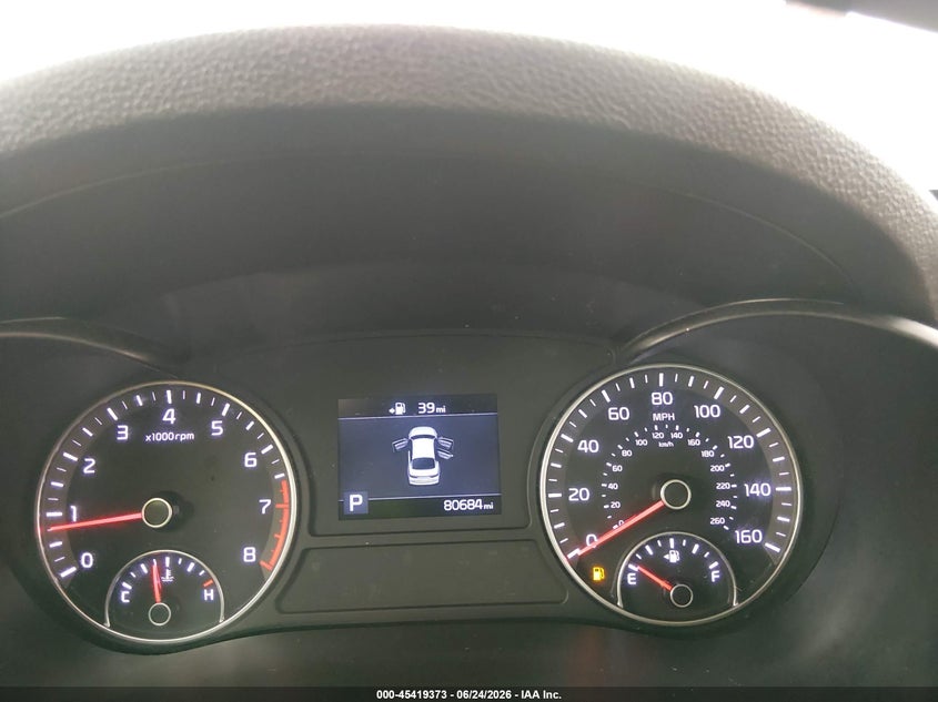 2019 Kia Optima VIN 5XXGT4L31KG309688 IAAI salvage auction — FRONT END, Salvage (Arkansas), sold $2,500 on 2026-07-29 (photo 7)