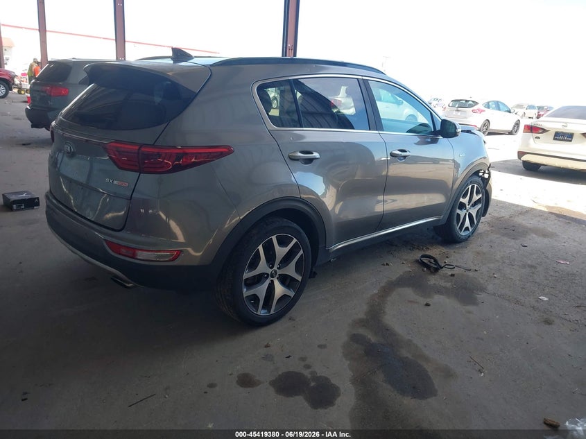 2019 Kia Sportage VIN KNDPRCA67K7551481 IAAI salvage auction — FRONT END, Salvage Title, sold $2,050 on 2026-08-23 (photo 4)