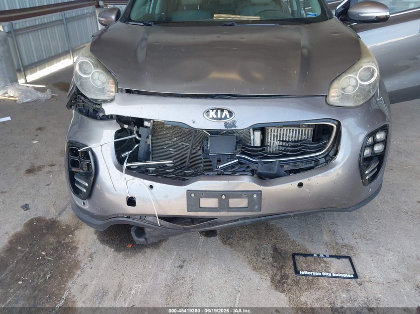 2019 Kia Sportage VIN KNDPRCA67K7551481 IAAI salvage auction — FRONT END, Salvage Title, sold $2,050 on 2026-08-23 (photo 6)