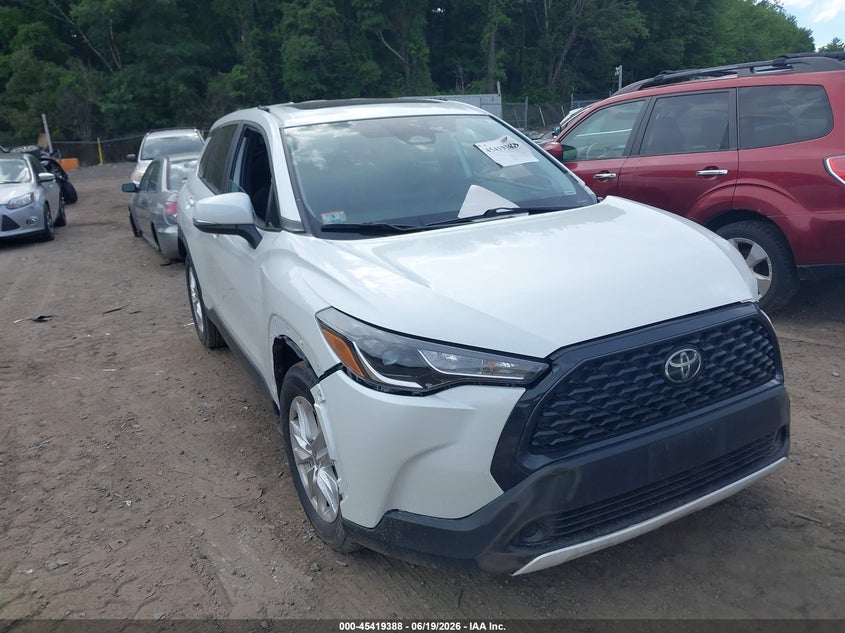 2024 Toyota Corolla cross VIN 7MUBAABG9RV096359 IAAI salvage auction — LEFT FRONT, Salvage (Massachusetts), sold $5,600 on 2026-07-28 (photo 1)