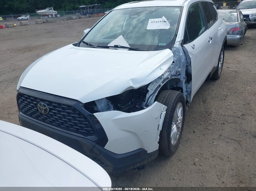 2024 Toyota Corolla cross VIN 7MUBAABG9RV096359 IAAI salvage auction — LEFT FRONT, Salvage (Massachusetts), sold $5,600 on 2026-07-28 (photo 2)