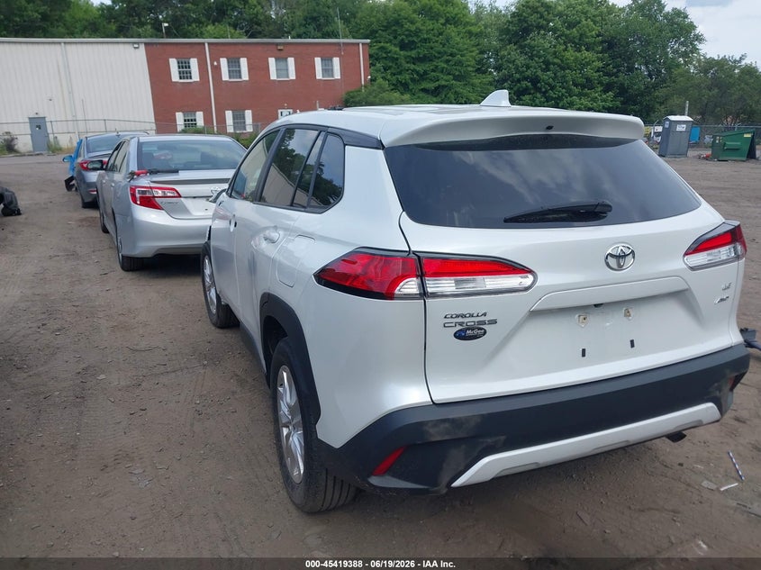 2024 Toyota Corolla cross VIN 7MUBAABG9RV096359 IAAI salvage auction — LEFT FRONT, Salvage (Massachusetts), sold $5,600 on 2026-07-28 (photo 3)