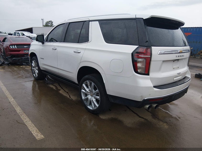 2021 Chevrolet Tahoe VIN 1GNSCTKL4MR101785 IAAI salvage auction — REAR END, Salvage (Mississippi), sold $15,200 on 2026-08-01 (photo 3)