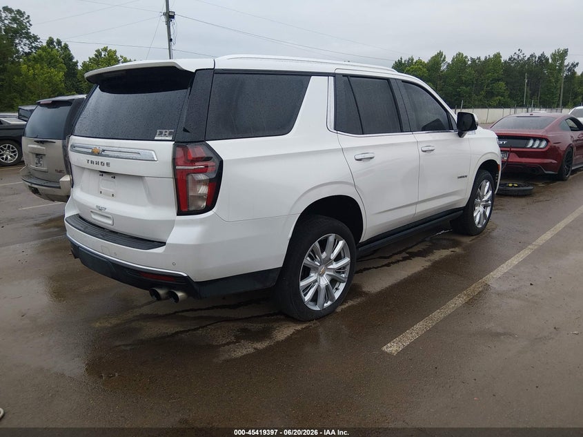 2021 Chevrolet Tahoe VIN 1GNSCTKL4MR101785 IAAI salvage auction — REAR END, Salvage (Mississippi), sold $15,200 on 2026-08-01 (photo 4)