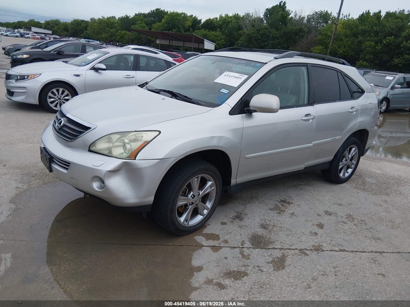 2007 Lexus Rx 400h VIN JTJHW31U772011075 IAAI salvage auction — NORMAL WEAR, Original (Texas), sold $925 on 2026-07-20 (photo 2)