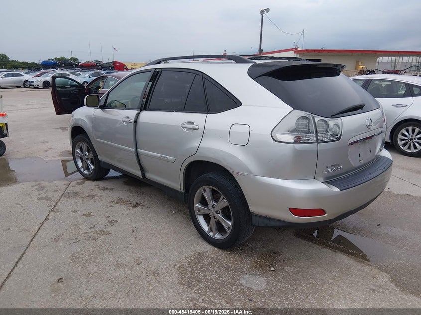 2007 Lexus Rx 400h VIN JTJHW31U772011075 IAAI salvage auction — NORMAL WEAR, Original (Texas), sold $925 on 2026-07-20 (photo 3)