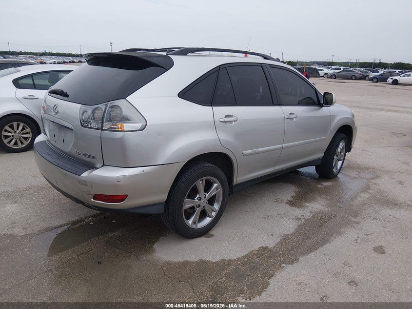 2007 Lexus Rx 400h VIN JTJHW31U772011075 IAAI salvage auction — NORMAL WEAR, Original (Texas), sold $925 on 2026-07-20 (photo 4)